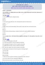 Đề thi học kì 2 Tiếng Anh 12 iLearn Smart World - Đề số 2